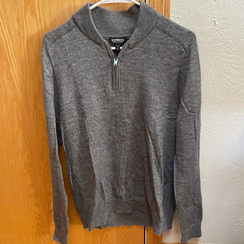 Express Merino Wool Mock Neck Sweater